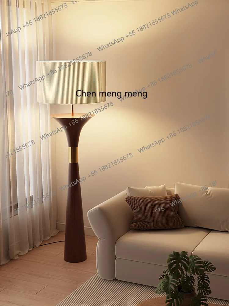 Italian designer floor lamp living room sofa next to light luxury high-end hotel bedroom creative