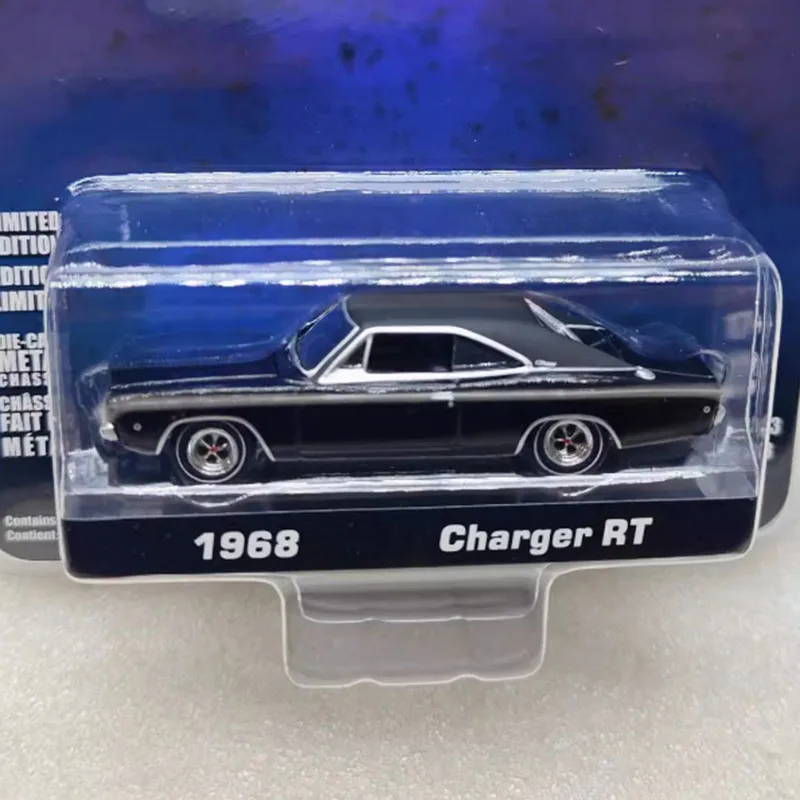 Greenlight Diecast Scala 1:64 1968 Caricatore R/T Simulazione in lega Modello di auto Collezione statica Decorato Giocattoli natalizi Regalo souvenir