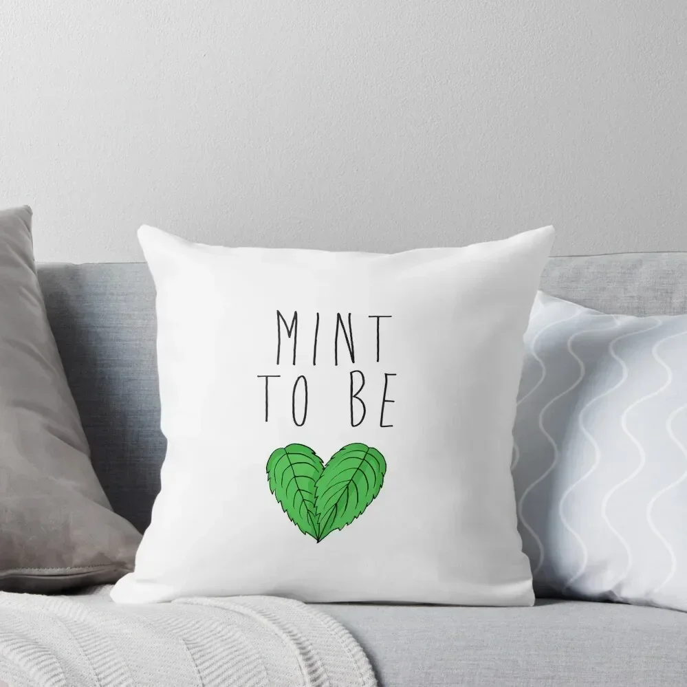 

Mint To Be Throw Pillow luxury sofa pillows christmas cushions covers Christmas s Covers Marble Cushion Cover pillow