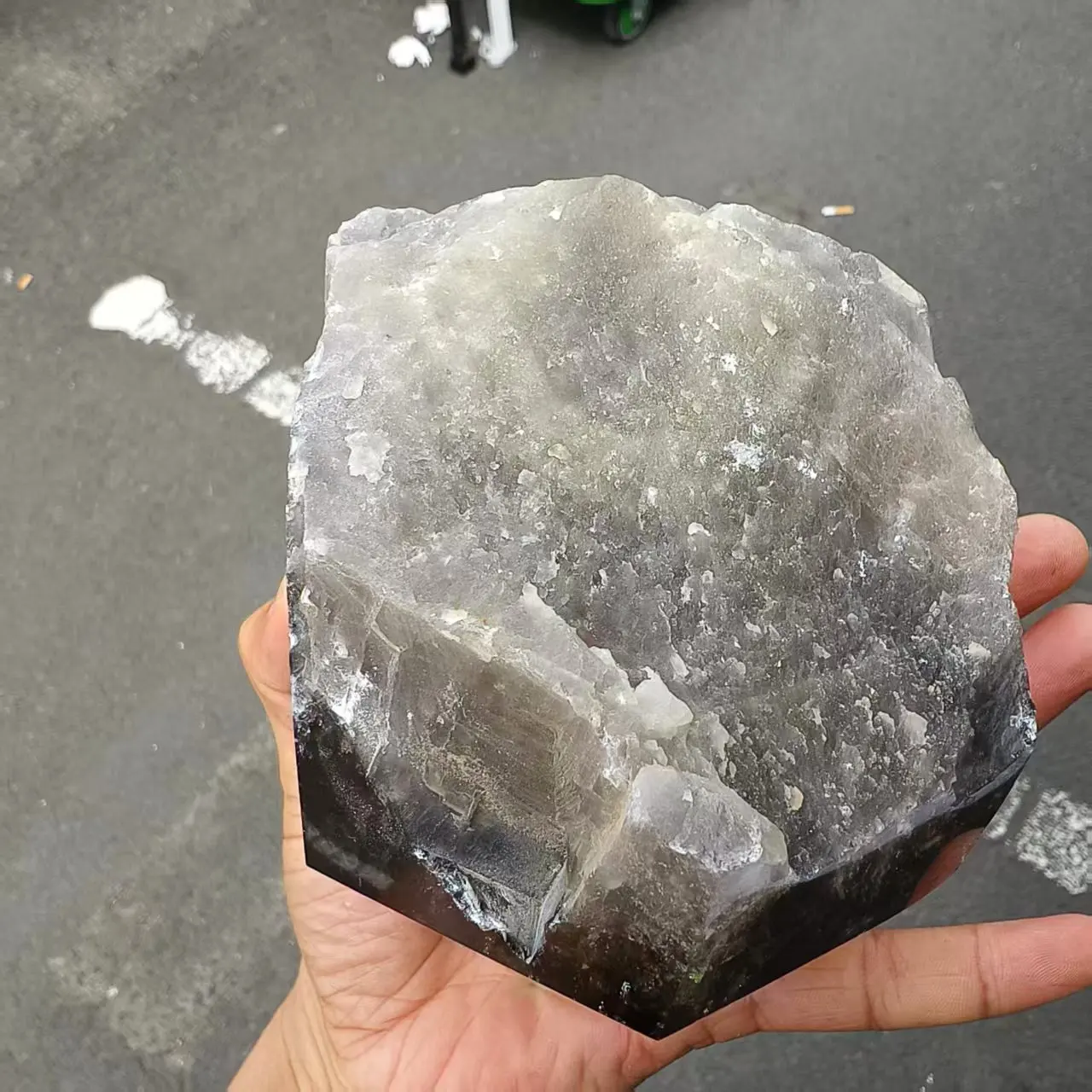 Natural Black Quartz Backbone,Quartz Crystal Black Ore Backbone, Mineral, Spiritual Healing