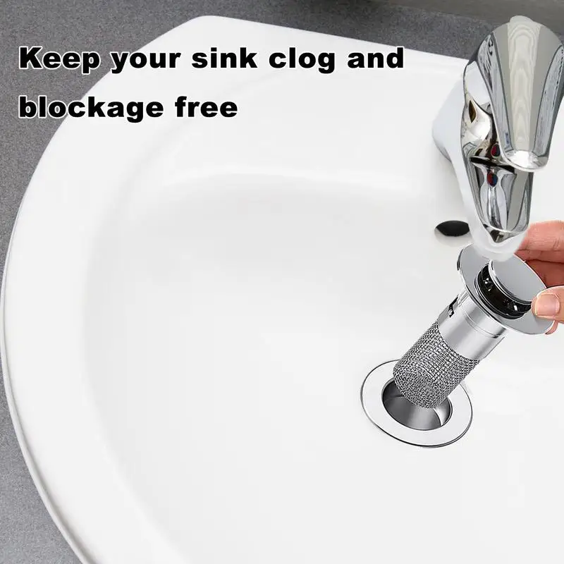 Gootsteen Afvoert Filter Badkamer Pop-Up Gootsteen Filter Plug Stopper Wastafel Haar Vanger Gootsteen Zeef Stopper Keukengootsteen Accessoire