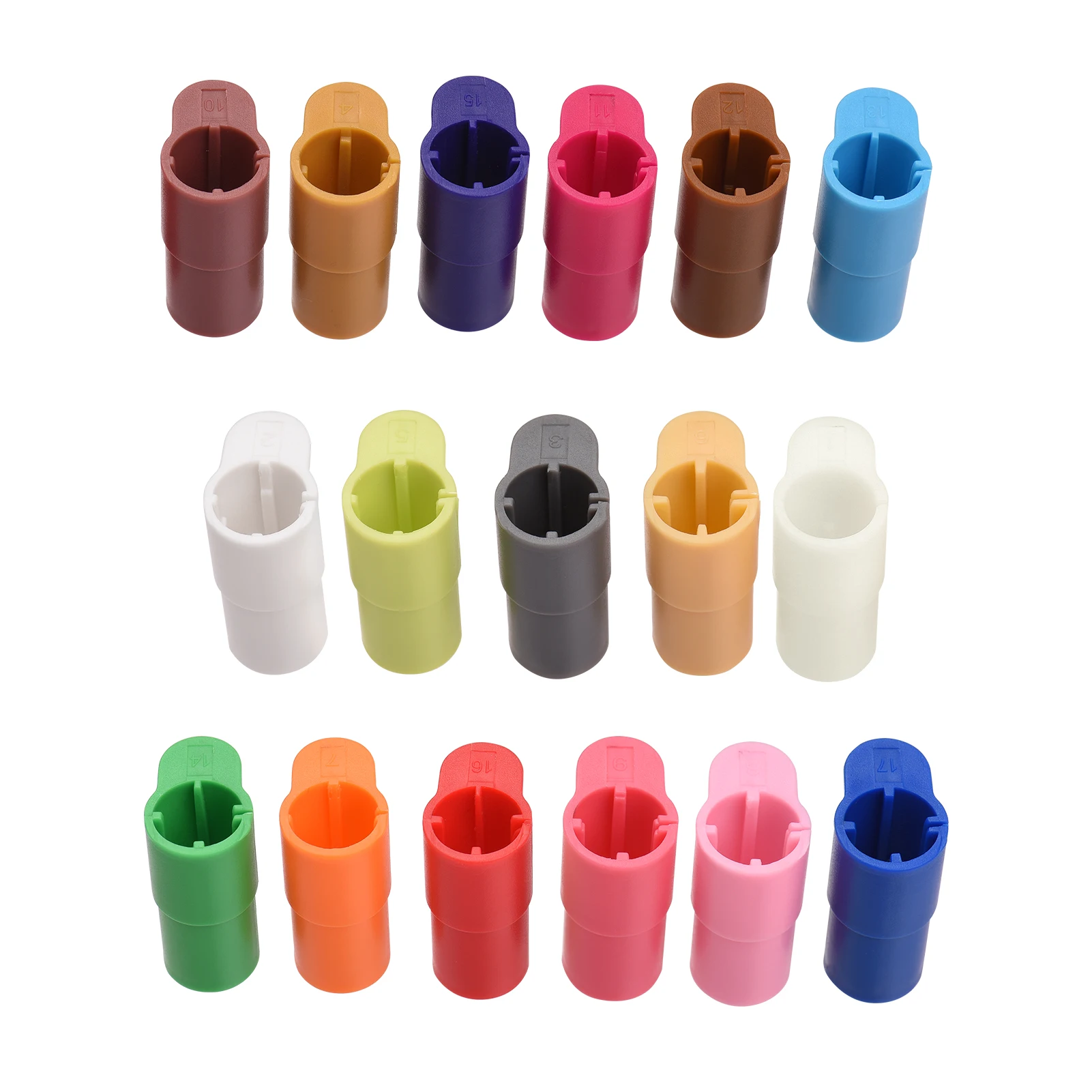 17 Packs Pen Adapter Set Marker Holder Replacement for Sharpie / Bic / Crayola / Sakura / Pilot / Pentel /Paper Mate /Mitsubishi