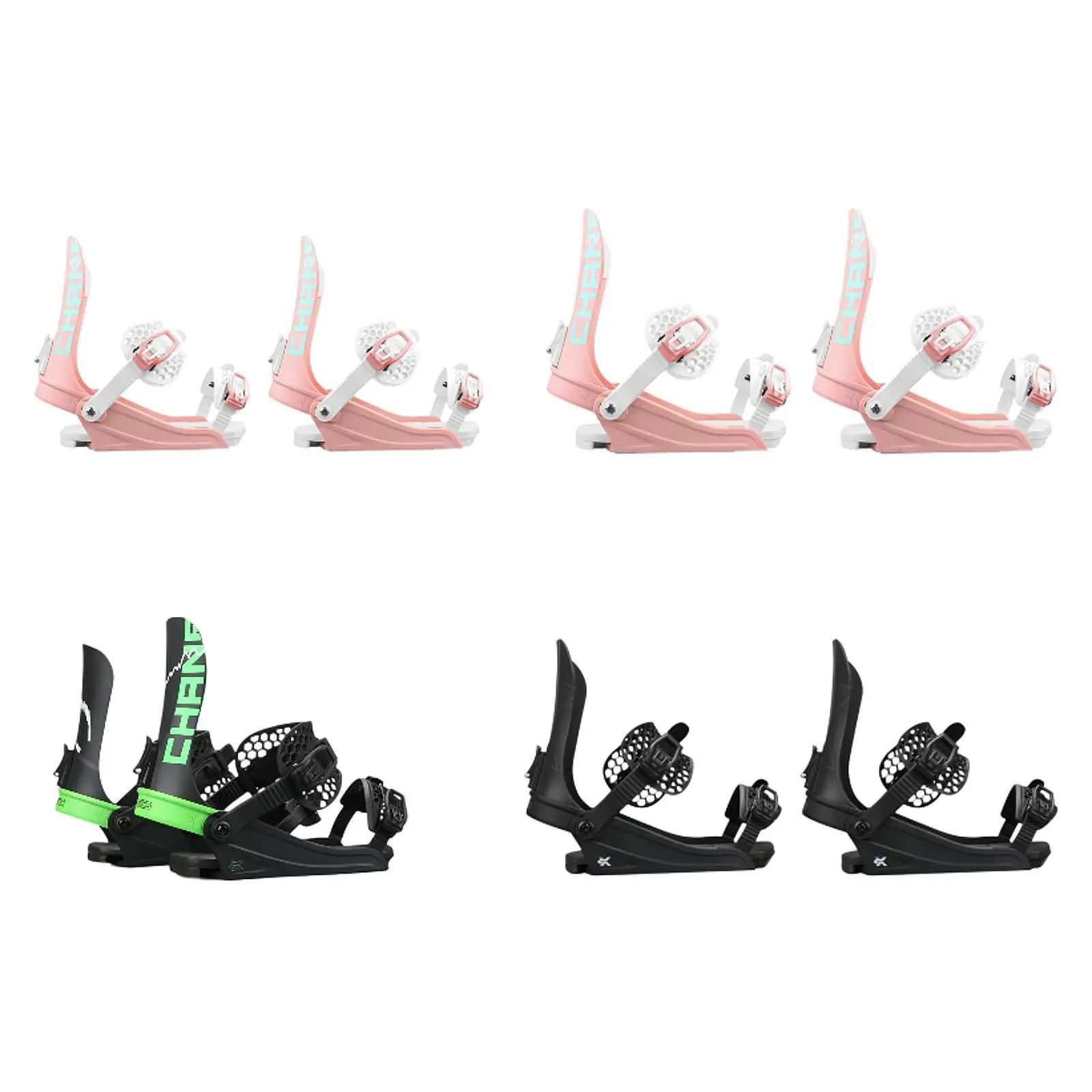 Bindings for Snowboarding Adults, Adjustable Gear for Beginners