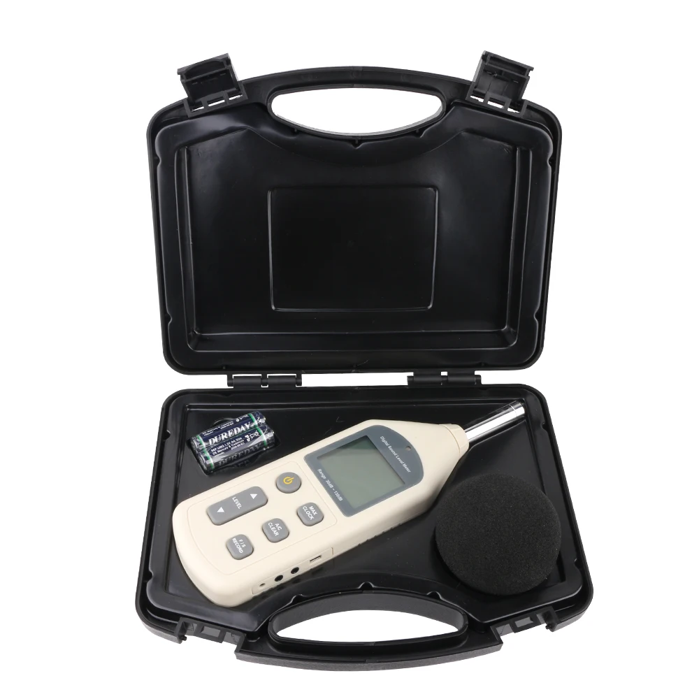 BENETECH Sound Level Meter Digital Decibel Audio Noise Monitor Profession Decibel Meter With CD 30-130dB Sound Meter