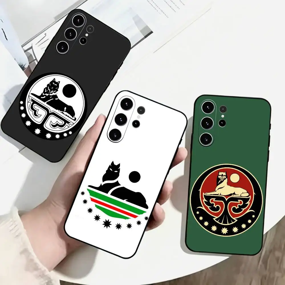 C-Chechen C-Coat Of Arms  Phone Case For Samsung S26,S25,S24,S23,S22,S21,S30,Ultra,Plus,Fe,Lite,Note,10,Black Cover