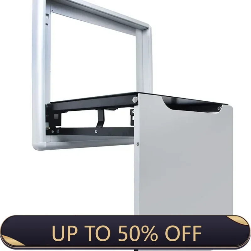Wall Mounted Aluminum Folding Shoe Stool Space Saving Hidden Bench Entryway Bathroom Home Heavy Duty