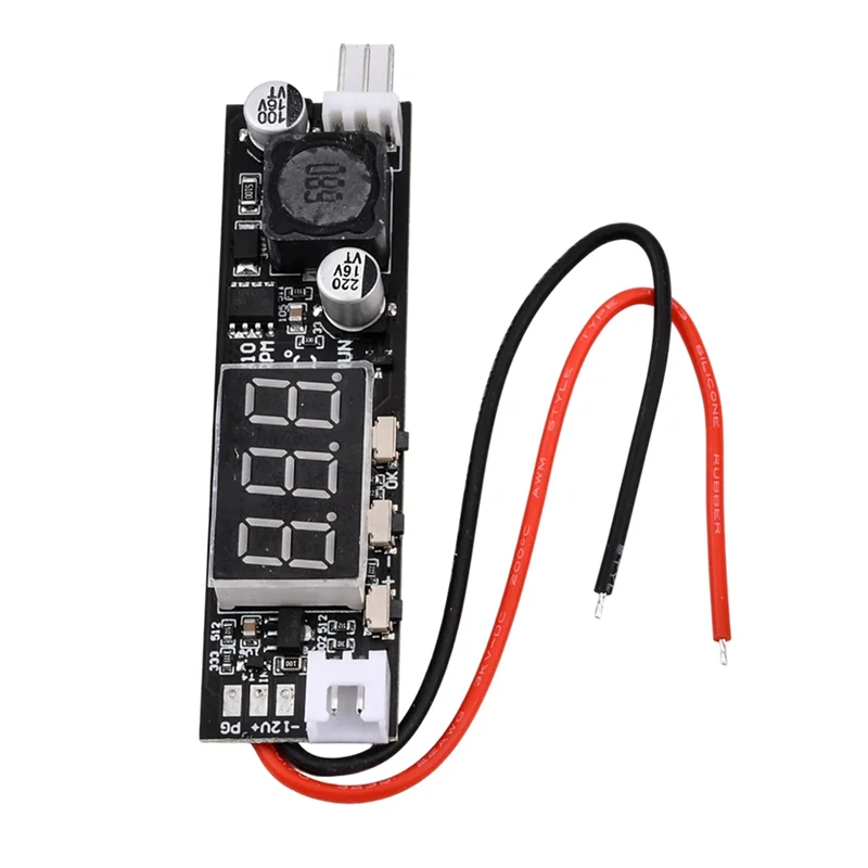 A98Z DC 12V PWM 2-3 cables controlador de temperatura del ventilador módulo de visualización del regulador de velocidad para ventilador de PC/alarma duradero fácil de instalar, anillo P