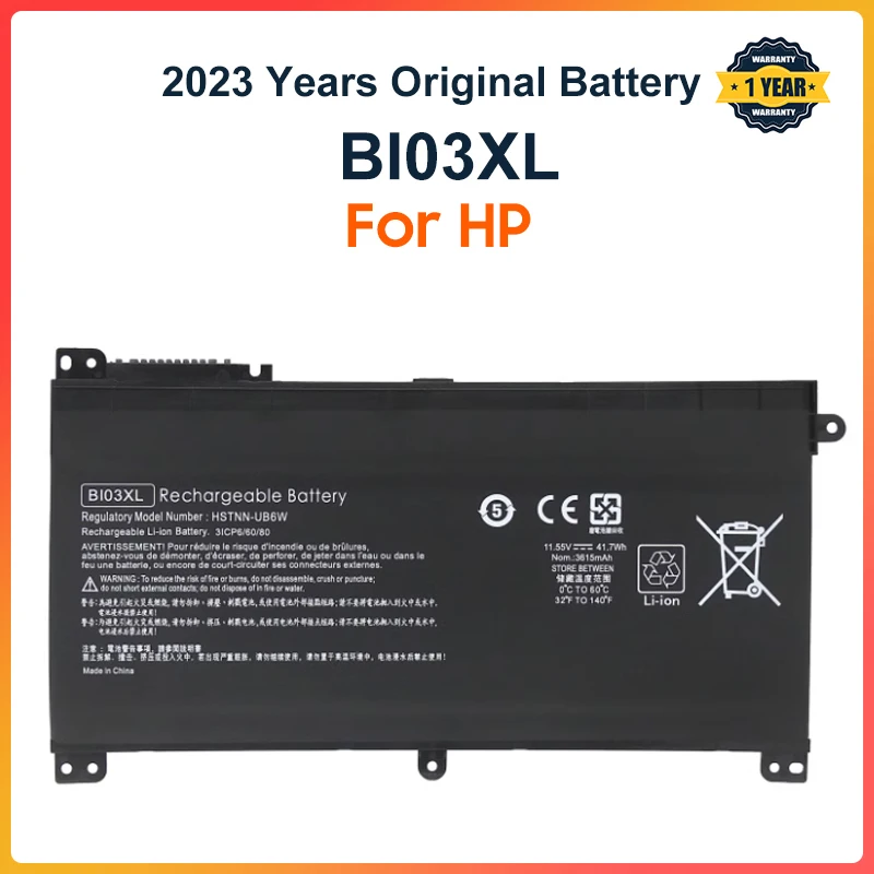 

BI03XL Laptop battery for HP Pavilion X360 13-U100TU U113TU U169TU HSTNN-UB6W TPN-W118 Stream 14-AX010wm 14-AX020wm