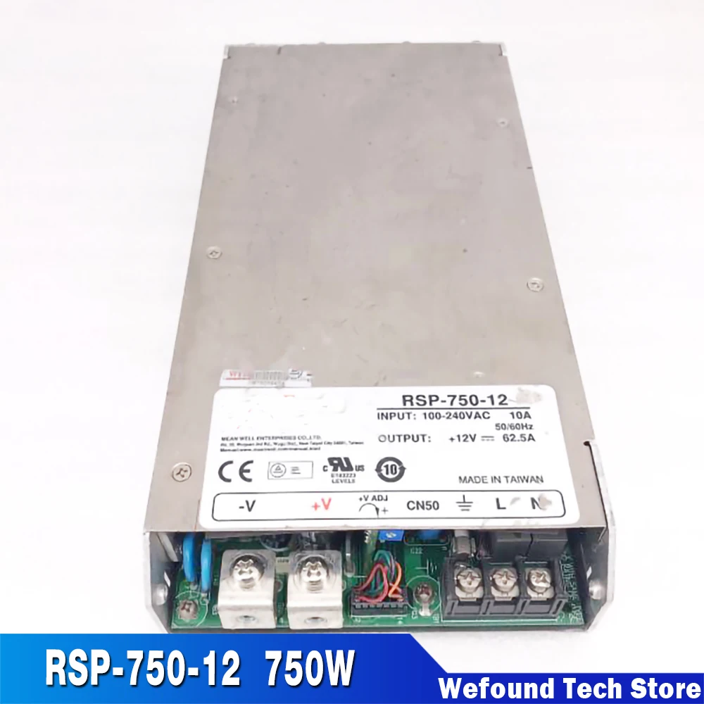 For MW 12V Switching Power Supply High Power Adjustable Voltage RSP-750-12 12V 62.5A 750W