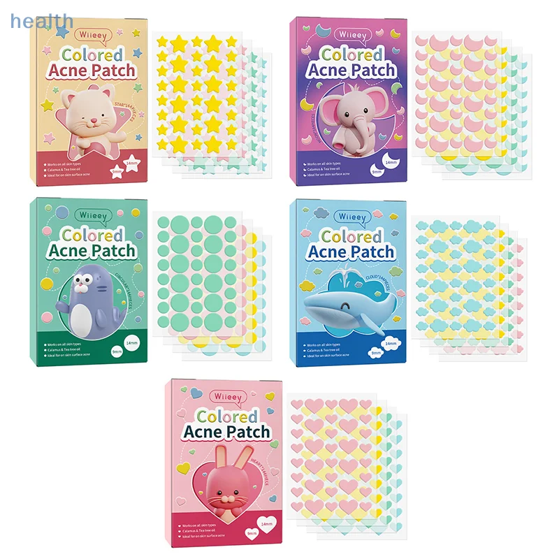 144PCS Pimple Patch สีสันที่มองไม่เห็นกําจัดสิว Skin Care สติกเกอร์คอนซีลเลอร์ Face Spot เครื่องมือแต่งหน้าความงาม
