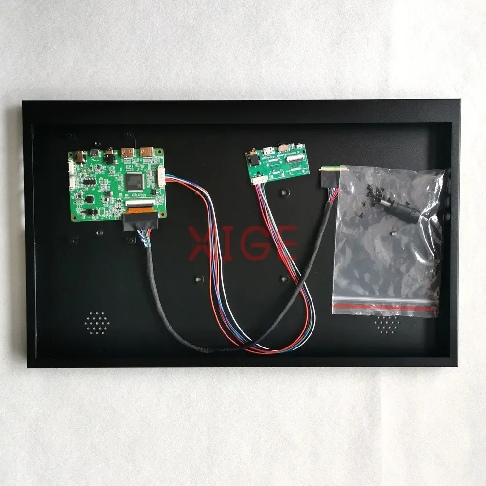 

Подходит для BT140GW01 LVDS 40-контактный Micro USB 1366*768 DIY Kit Портативный ремонт контроллера дисплея Плата драйвера + металлический корпус 2 Mini-HDMI 14 дюймов