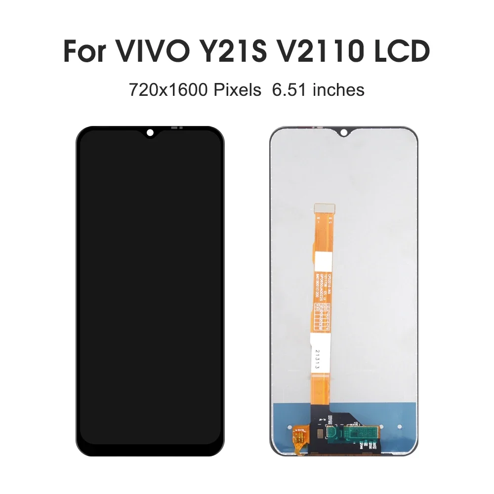 For VIVO Y21 V2111 For vivo Y21S V2110 6.51''LCD Display Touch Screen Digitizer Assembly Replacement