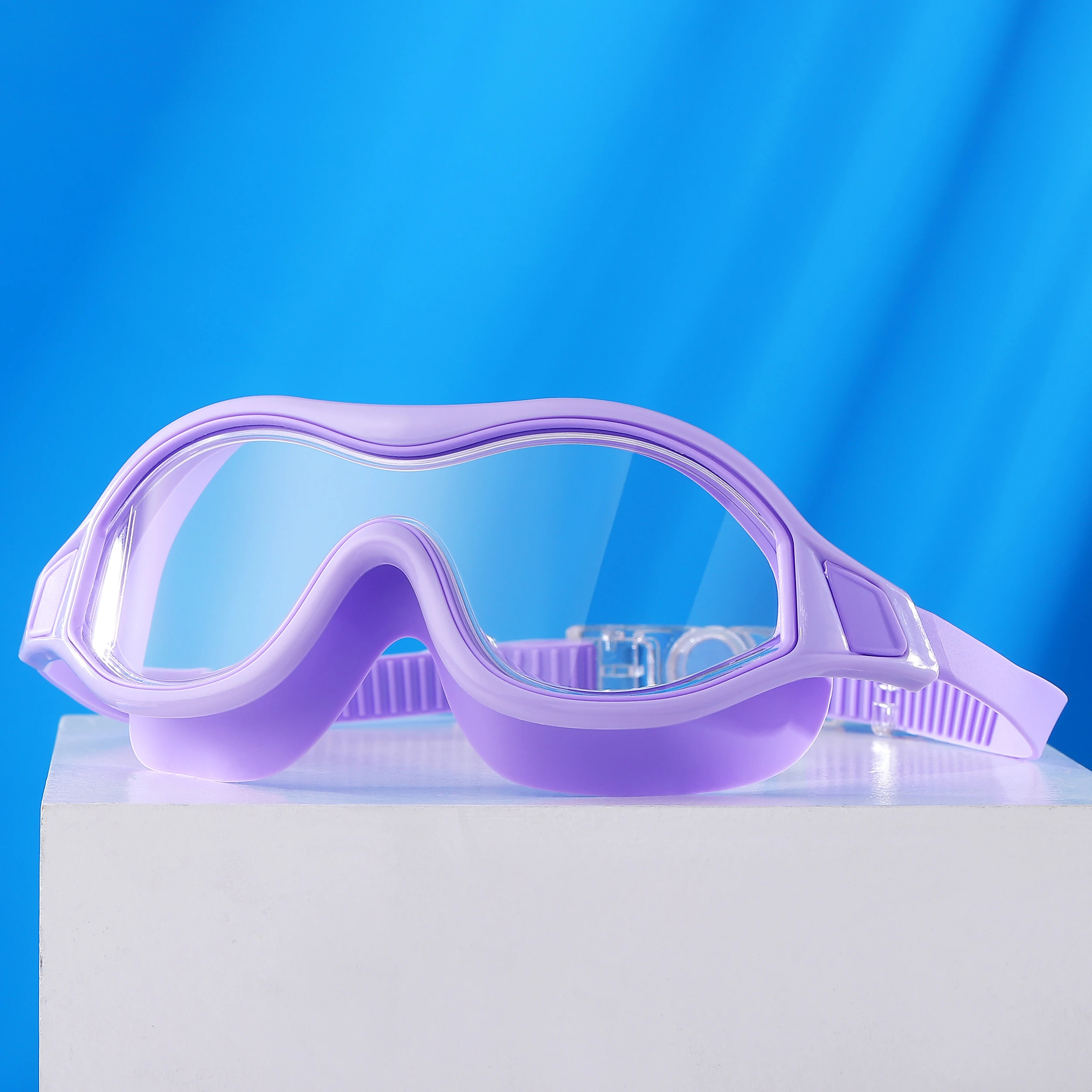 High-Definition Large-Frame Swimming Goggles Adults Anti-Fog Swimming Goggles Swimming Men and Women Waterproof Swimming Goggles