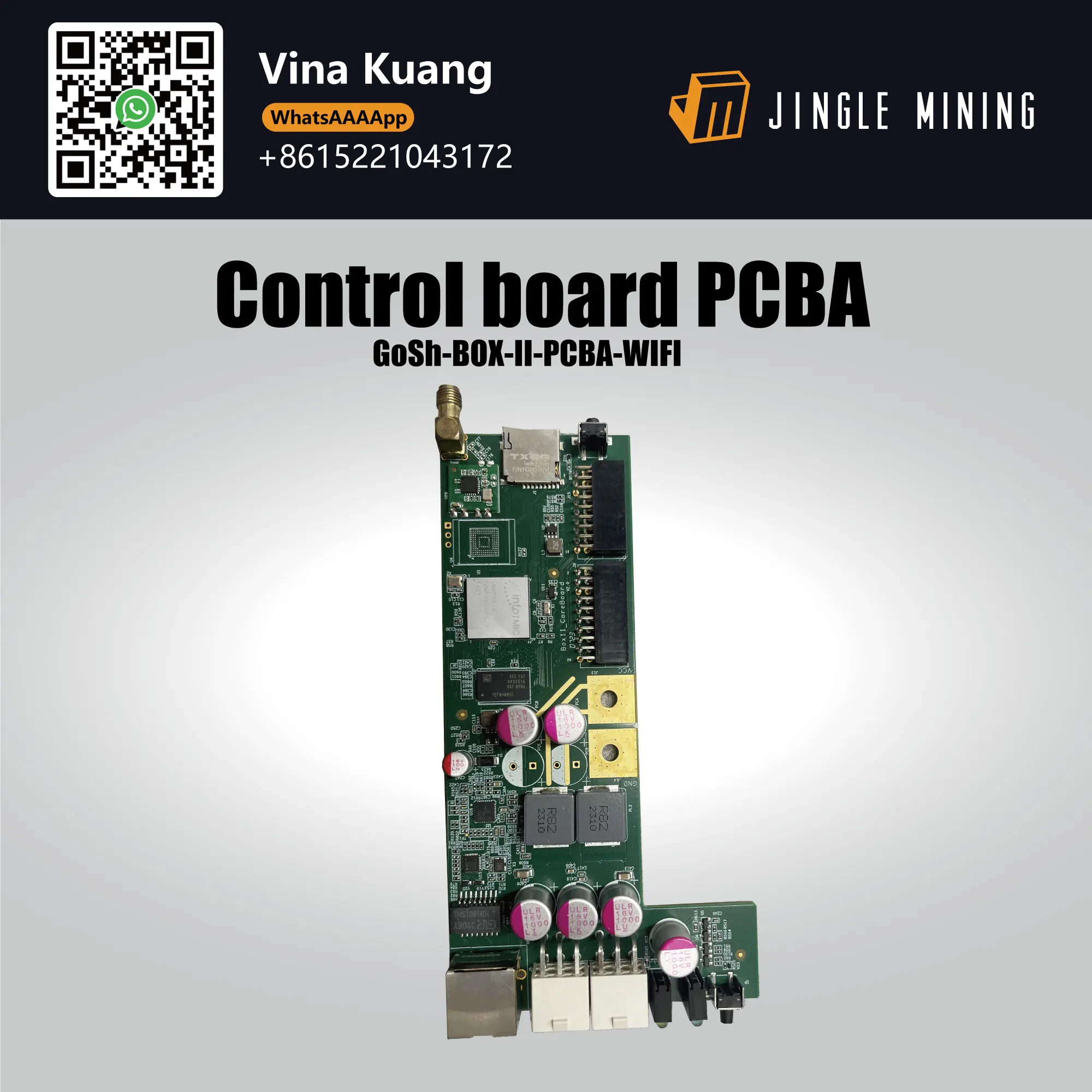 

Jingle Mining Main Control board /Control board PCBA WIFI IN STOCK