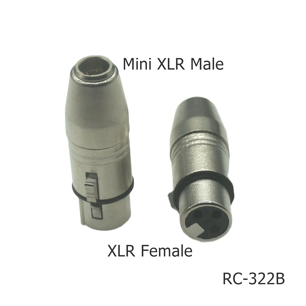 3pin Mini XLR Male Female to XLR Male Female  Audio Cable Adapter 3 Pin XLR to Mini 3 Pin XLR Microphone