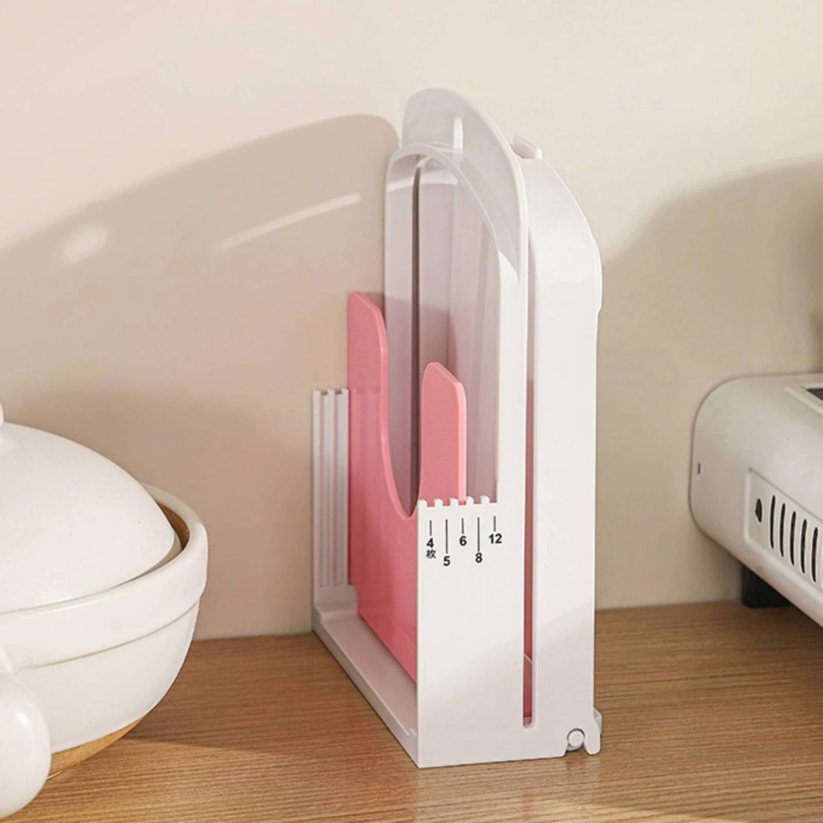 Bread Slicing Guide Space-Saving Bread Cutter with Adjustable Thickness Sturdy Safe for Home Bakers, Kitchen, Meal Prep