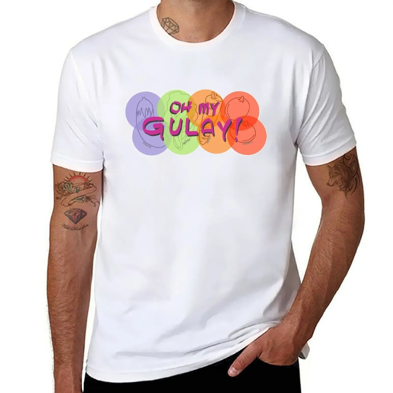 

Oh My Gulay T-Shirt man t shirt heavy cotton cotton tshirt 100% T-Shirt