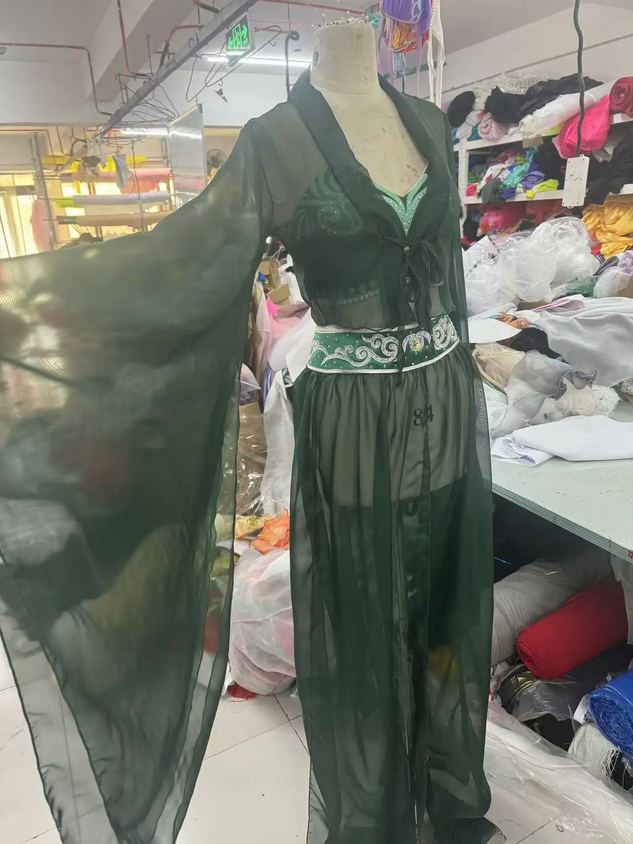 2025 New Super Long Snake Tail Swimsuit Clothing Adult Swimming Python Green Snake Cosplay Marine Museum Stage Performance