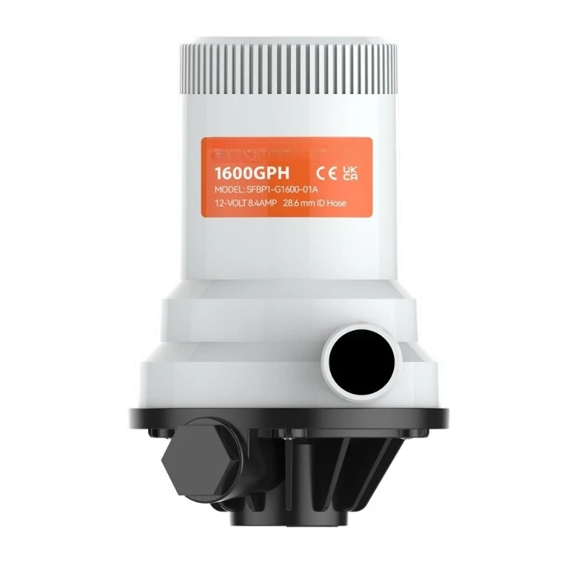 New dual-port submersible pump, 24V 1600GPH
