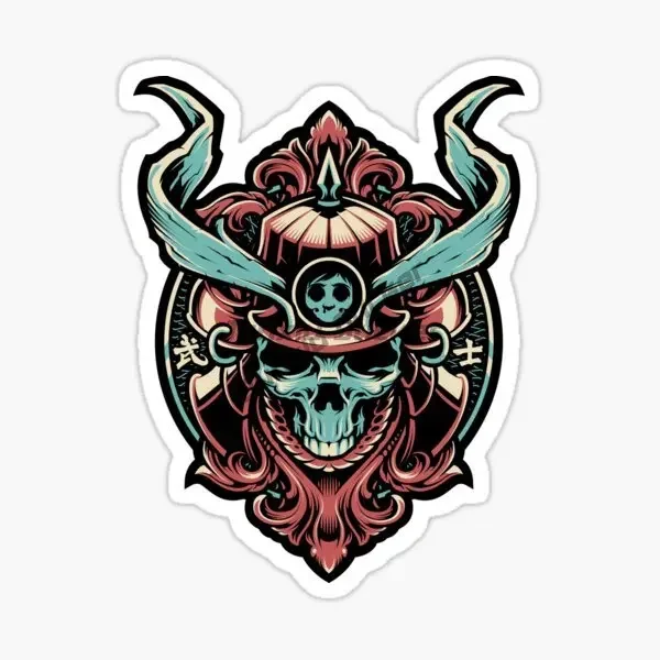 Samurai Ninja Ghost Warrior Creative PVC Sticker for Decorate Car Bicycle Van Truck Helmet Window Wall Fridge Decal Accessorie 5