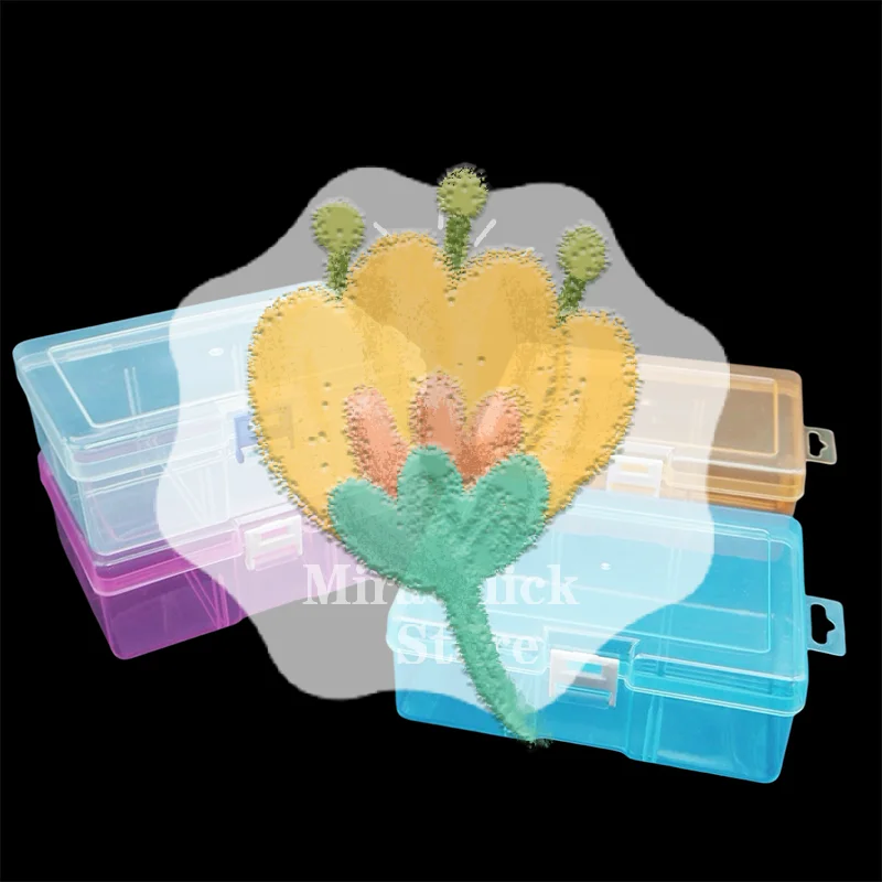 

Мини-пластиковая коробка, прямоугольная коробка, прозрачная коробка, упаковочная коробка, коробка для хранения, пыленепроницаемый прочный контейнер для хранения ювелирных изделий, контейнер