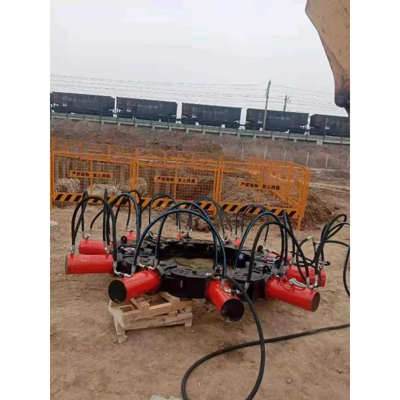 Pile Breaker Construction Breaking Round Square Pile Hydraulic Rock Breaking Pile Breaker Backhoe Loader Breaking Machine for US