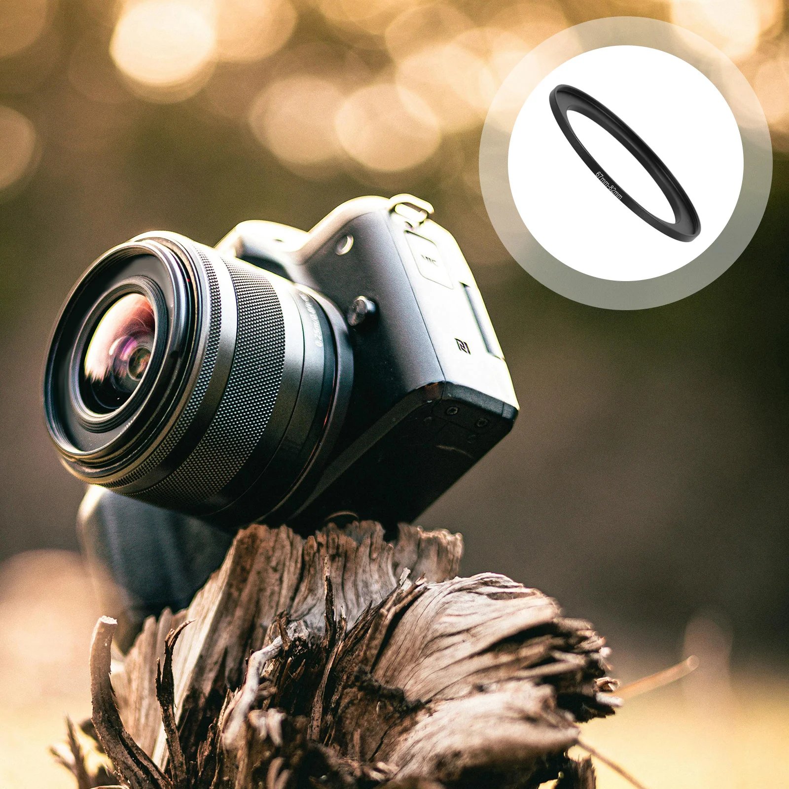 

Step-Up Filter Adapter Ring 49Mm To 52Mm Metal Camera Lens Stepping Adapter For Uv Protection Aluminum Alloy Lightweight