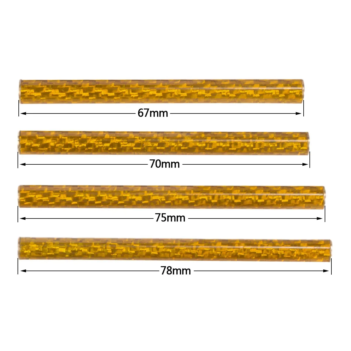 Kolorowe podkładki z włókna węglowego 67-78mm M3 dla gąsienica RC 1/10 Comp buduje SCX10 PRO Gspeed V4 LCG