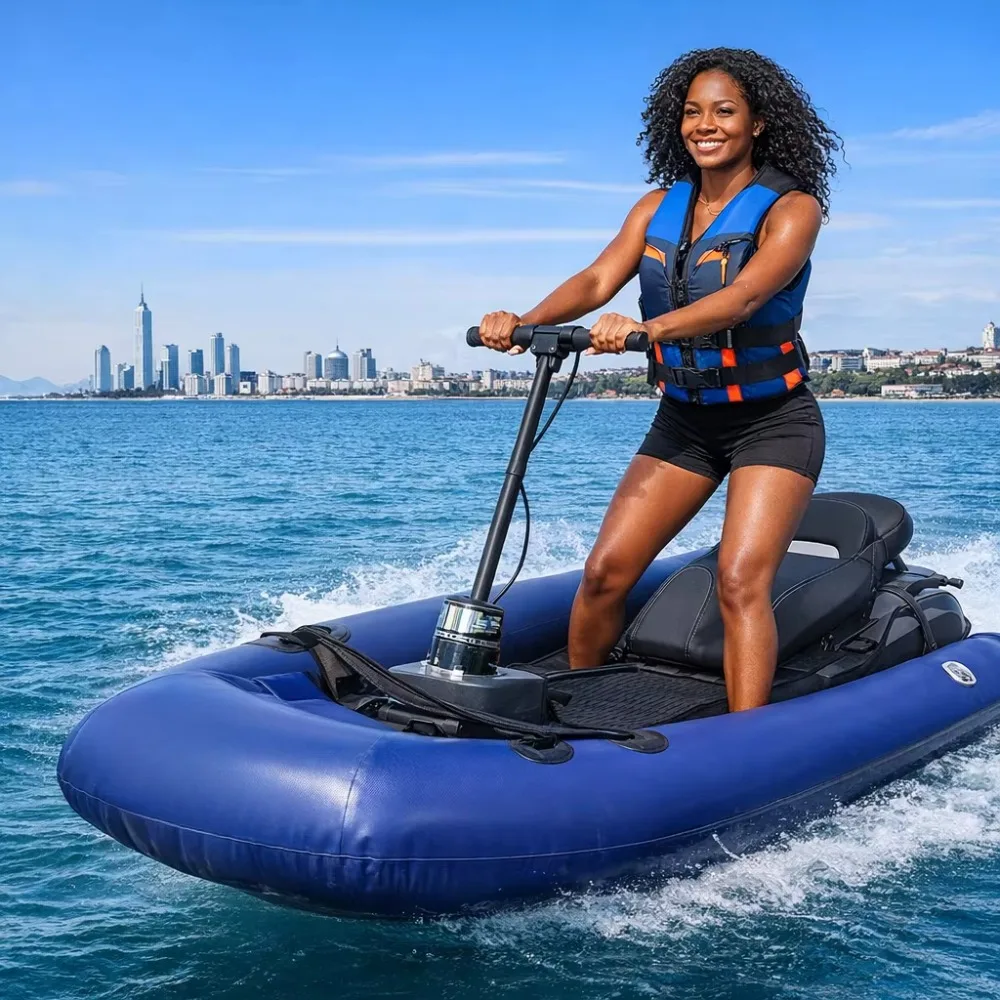 Outdoor water sports motorboat ABS EPP carbon fiber material, 60 kilometers per hour, scenic entertainment electric kart boat
