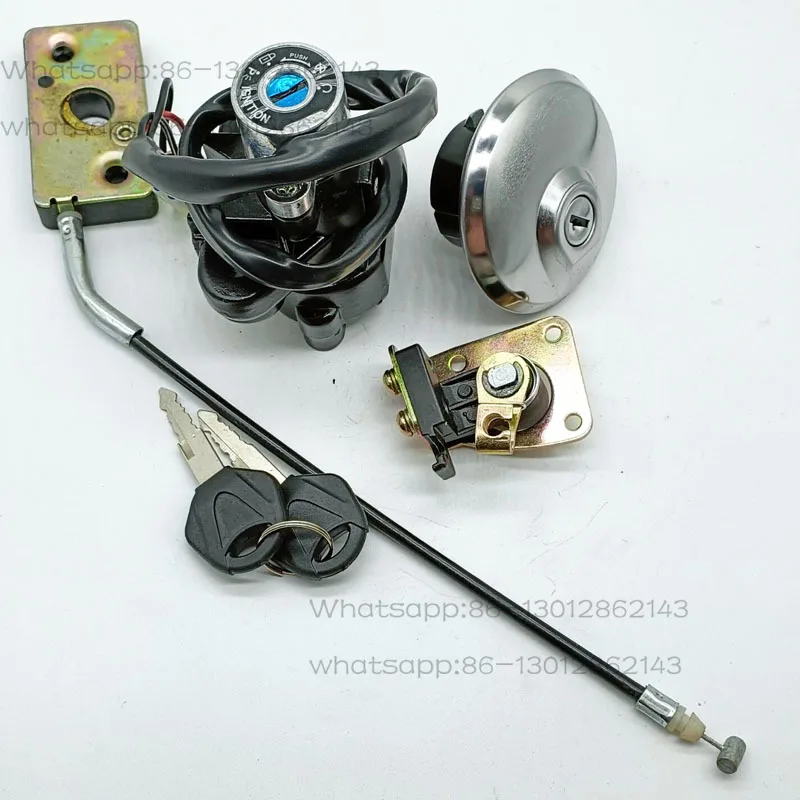 Ignition Switch Fuel Gas Cap Seat Lock Key For Suzuki GZ125 1998 1999 2000 2001 2002-2003 GZ250 1999 2000 2001 2002 2003 -2011