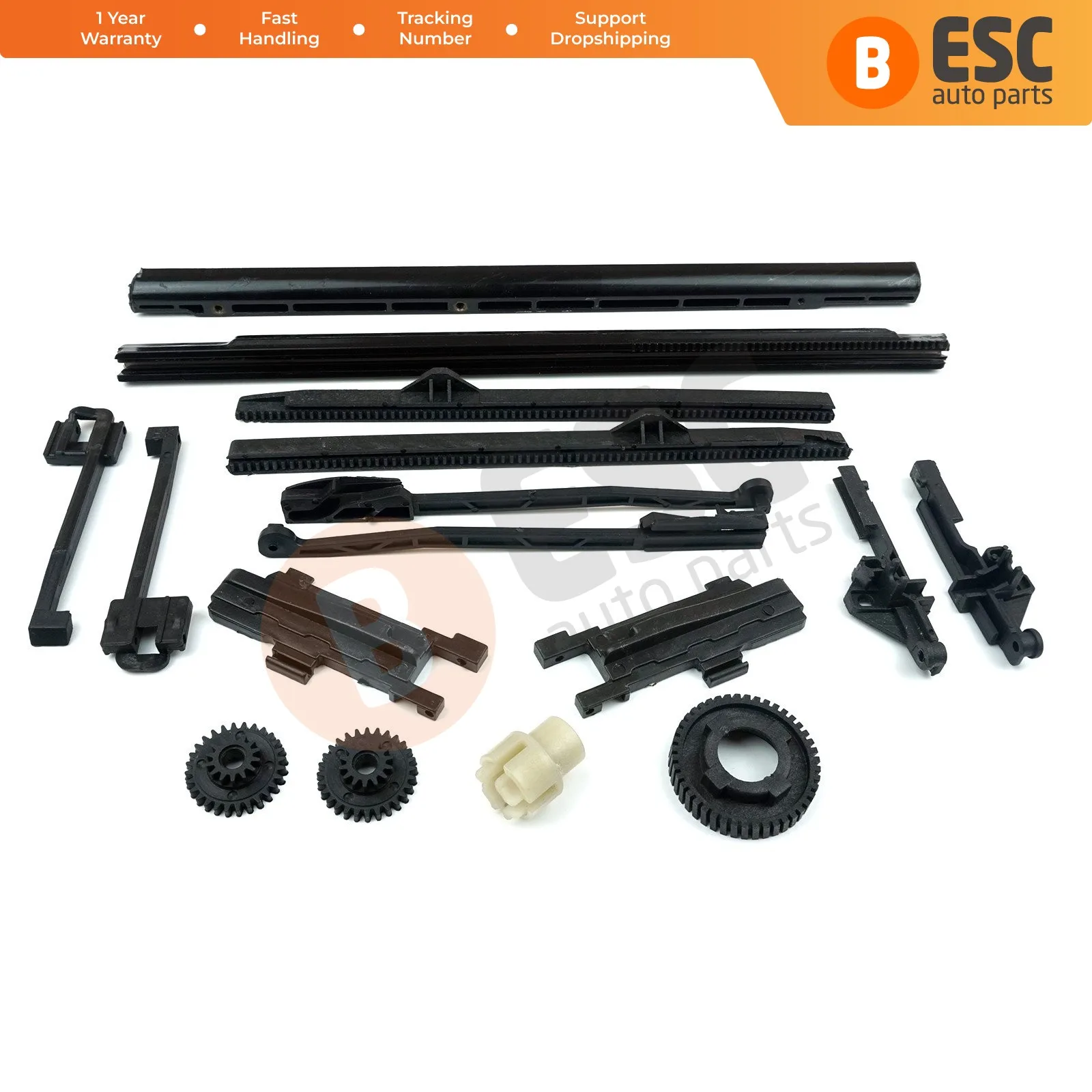 ESR1 Electric Sunroof Guide Rail Repair Set Left and Right EFM100050  EFM100060 for Land Rover Freelander MK1 L314 2/3  4/5 Door