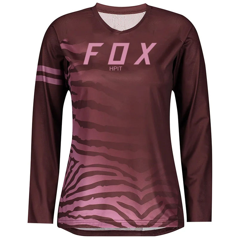 

2021 Cross Country Mountain Bike Jersey WOMEN Downhill Jersey hpit Fox Mountain MTB Shirt Cross Country Jersey Ladies Sweatshirt