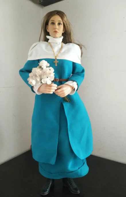 1:6 soldado tendência acessórios colar cruz dourada jóias modelo caber 12 "figura de ação cena colecionável diy