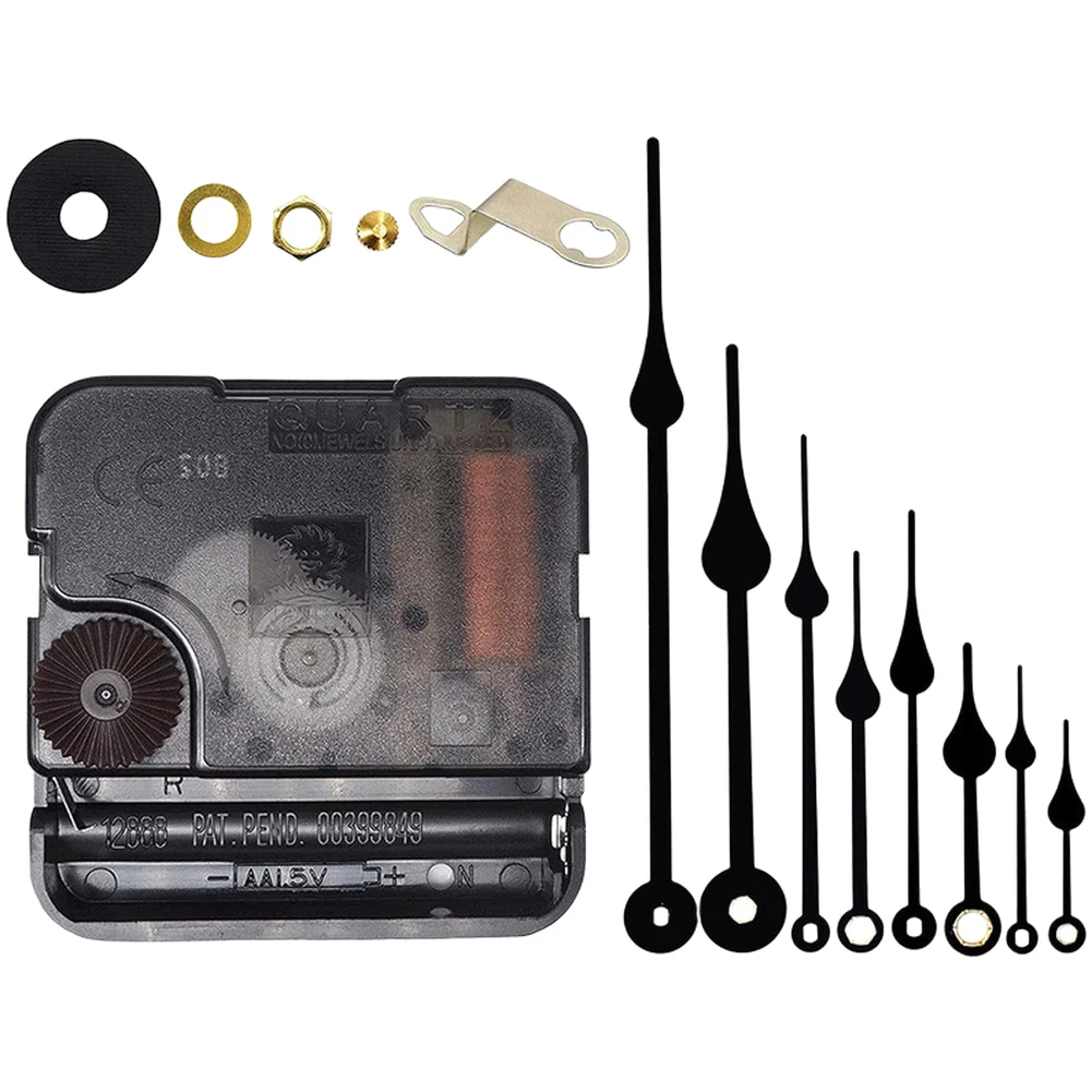 Wall Clock Spindle DIY Clock Movement Kit Plastic Housing Construction Accurate Timekeeping Function For Clock Panels 1-12mm
