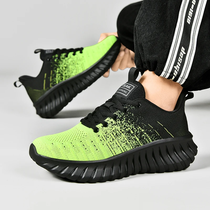 

2026 New Men's Casual Sneakers Anti‑Slip Wear‑Resistant Jogging Shoes Breathable Lightweight Mesh Plus Size Men's Shoes