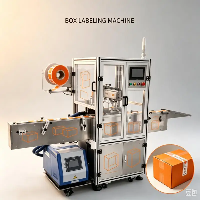 High Speed Labeling Machine Automatic Sticker Labeling Equipment With Sensor Control For Factory Packaging Operations