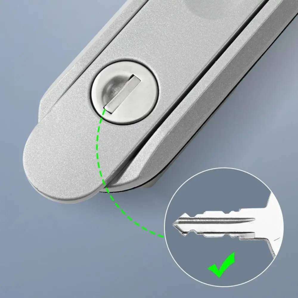 Alloy Material Password Lock Waterproof Heavy Duty Security Lock Flat Lock Design Key Included Metal Cabinet Lock For Cabinet