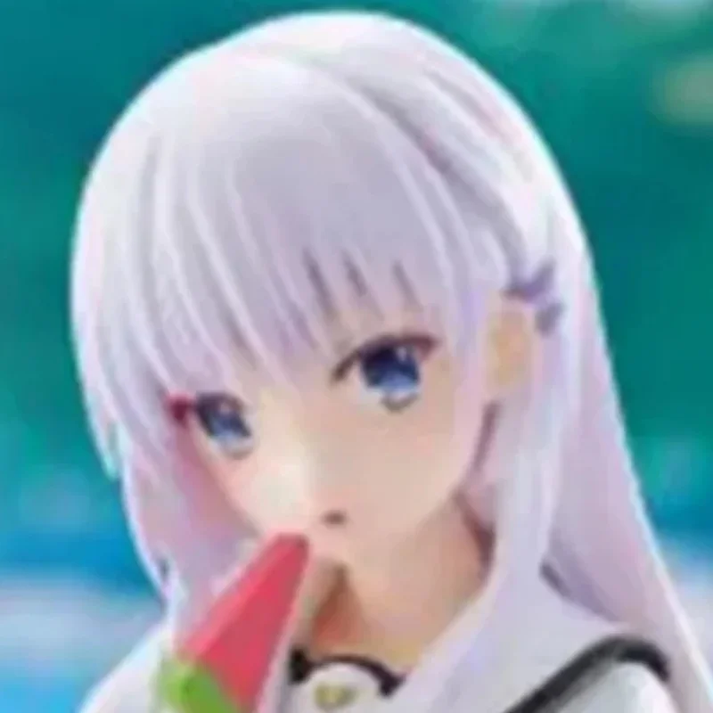 

【100%original】FuRyu Summer Pockets -Naruse Shiroha - Noodle Stopper Figure Collection Series Model Cartoon Character Garage Kit