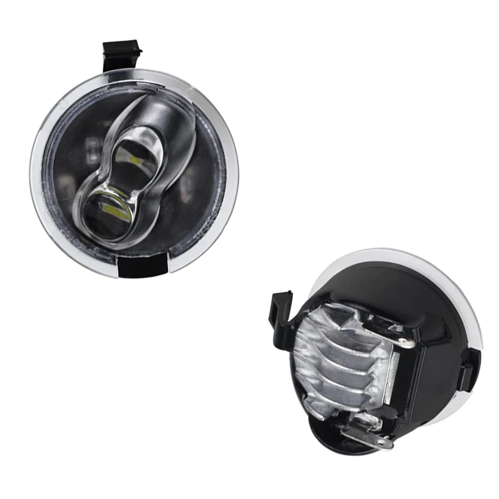 2pcs LED Side Mirror Puddle Lights 5F1Z-13B375-A For Ford Edge Expedition Explorer F-150 Fusion For Lincoln MKS MKT MKX Mercury