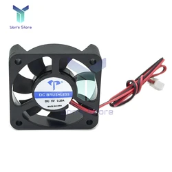 DC 5V 12V 24V 2-Wire Micro Cooling Fan 0.15A 5cm DC Turbo Oil Impregnated DC Industrial Fan DC5015 4100RPM 5100RPM 4500RPM