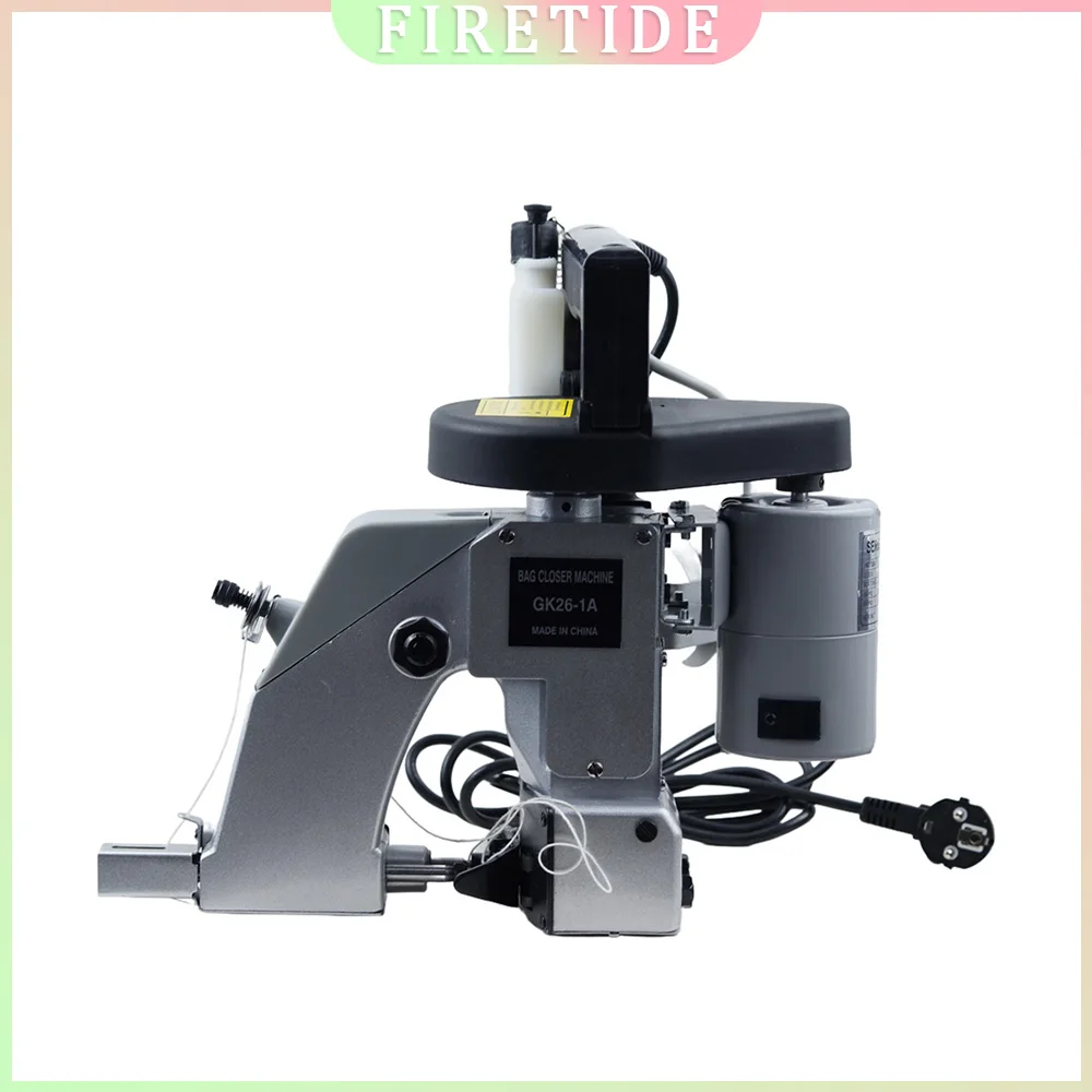 

220 В GK26-1A Портативная швейная машина для тканых пакетов, электрическая швейная машина для упаковки и запечатывания рисовых пакетов