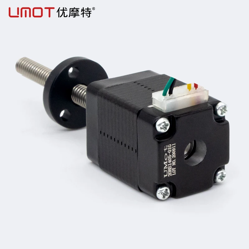 UMOT Customized NEMA 8,11,14,17,23 Hybrid Small Stepping Motor Linear Actuator Lead Screw Stepper Motor for DIY/Beauty Equipment