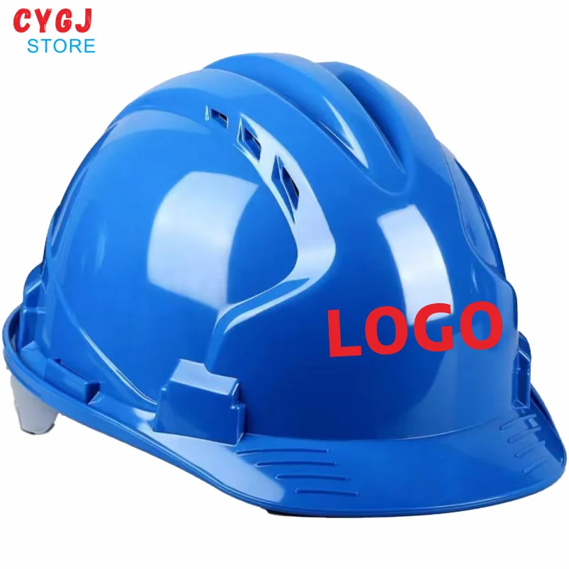 Thickened, Breathable And Impact-resistant Construction Site Safety Helmet Personalized Customized LOGO Work Helmet Engineering