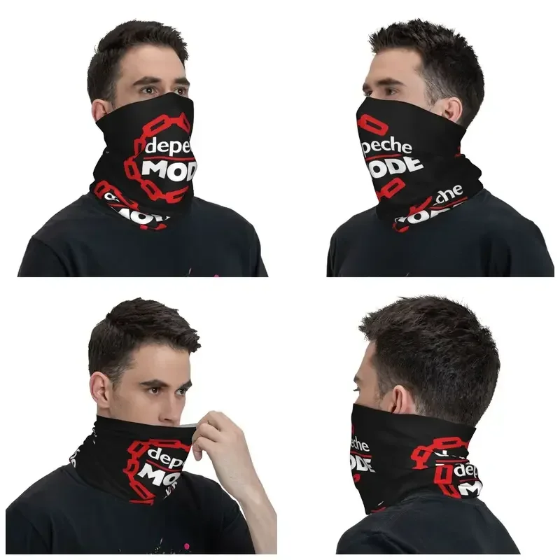 Cool Mode Electronic Rock Neck Gaiter Women Men Windproof Winter Bandana Scarf for Cycling