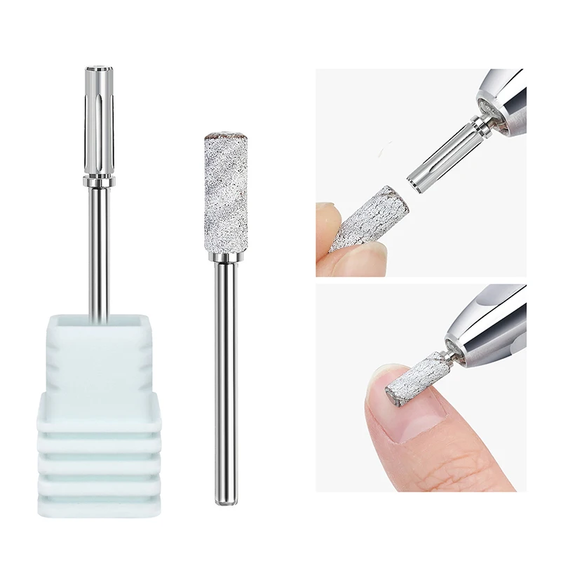 Mini Stainless Steel Sand Ring Bearing Electric Nail Drill Machine Accessories Dead Skin Calluses Cuticle Nail Gel Remove Tool