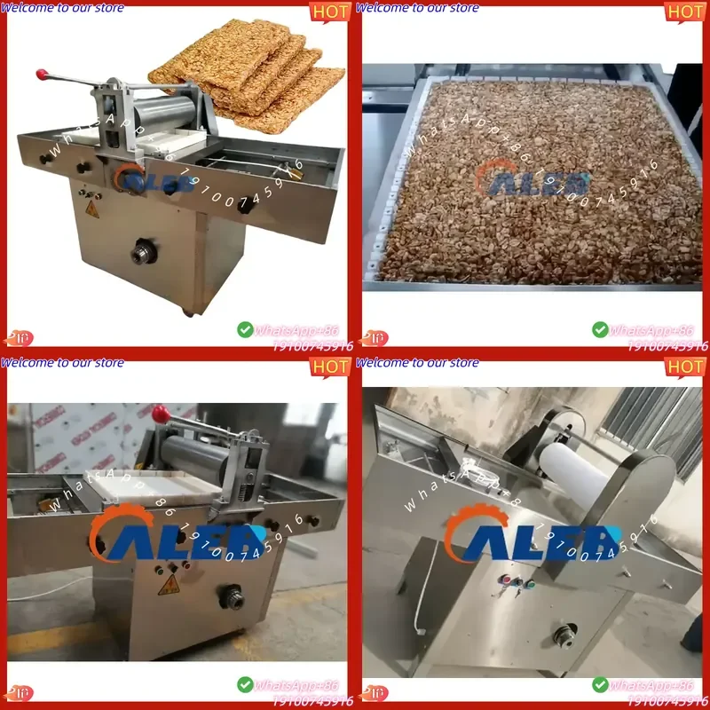 CE Certificate High Efficiency Granola Bar Production Pressing Machine Cereal Bar Making Machine