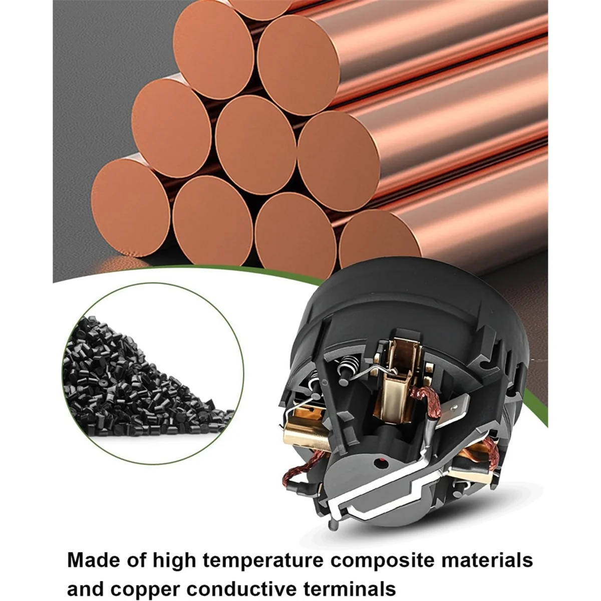 

ABNJ N412223 Brush Holder Fits for DC385 DC390 DC411 DCF059 DCF889 DCG412 DCS361 DCS372 DCS373 DCS380 DCS387 DCS391