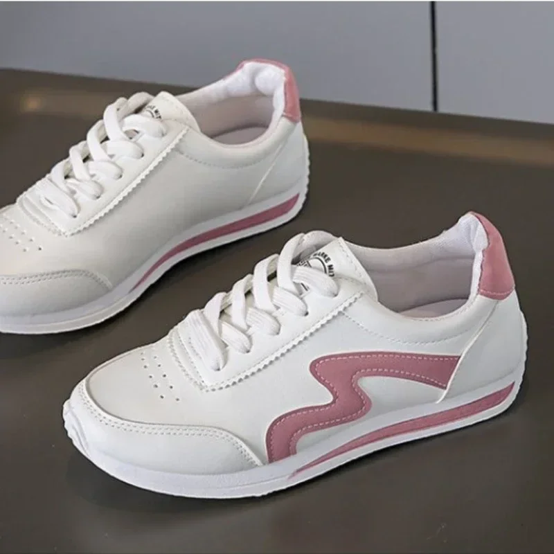 2024 White Sneakers Lightweight Comfortable Breathable Thin Strap Casual Sneakers Women's  Shoes Tennis Shoes 35-43