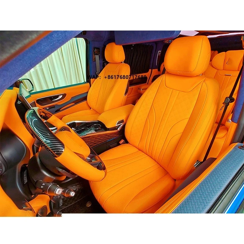 Peças de Tuning para Carros, Assentos de Luxo, Acessórios para Carros, Kit de Upgrade de Interior Vito com Console de Controle para Vito V-class