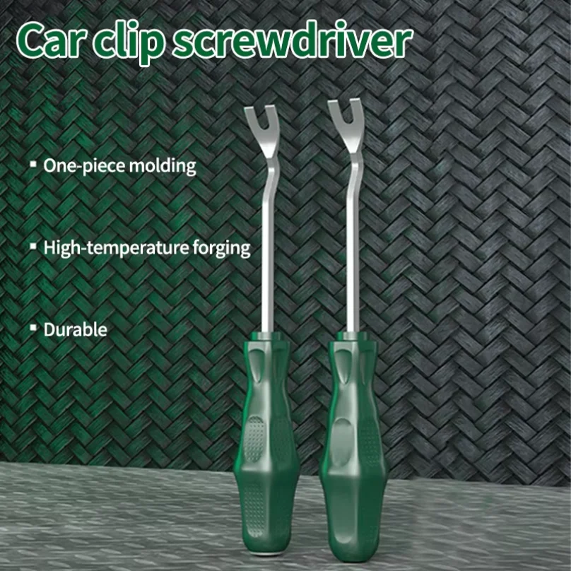 Car Door Clip Removal Tool Trim Panel Fastener Remover Pry Bar Interior Upholstery Disassembly Kit for Auto Repair and Maintenan